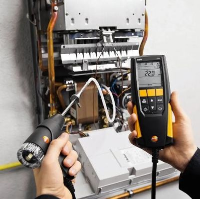 100% original combustion analyzer to measure ventilation and pressure weight (including probe) about 700g