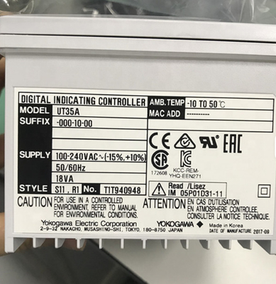 Yokogawa UT35A UT35A-001-10-00 UT35A-000-10-00 UT35A-001-11-00 Original New Temperature Digital Controller Have Stock