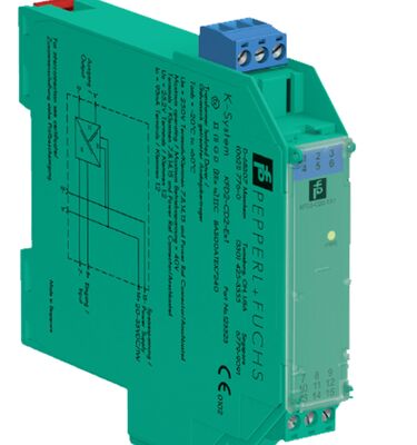 Pepperl + Fuchs Current/Voltage Driver KFD2-CD-Ex1.32，1-channel isolated barrier, 24 V DC supply