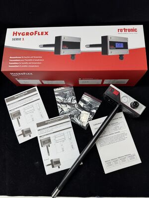 Rotronic HF132-FB1XX1XX Humidity and Temperature Transmitter with 0.2 ℃ Resolution IP55 Rating and USB Interface