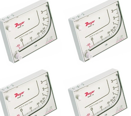 Dwyer dwyeromega MARK II M-700PA ,Molded plastic manometer, range 10-0-700 Pa WITH red fluid