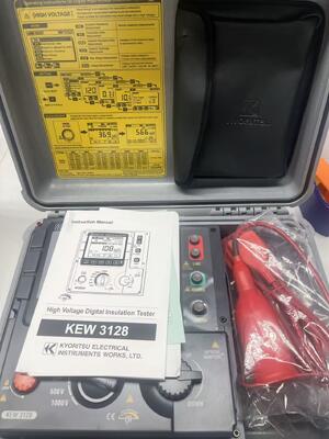 HIGH VOLTAGE INSULATION TESTER KEW 3128  Test Voltage 12kV (max), Resistance 35TΩ (max)