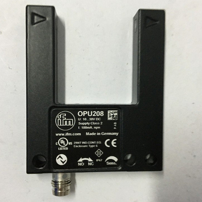 IFM Photoelectric Fork Sensor 30V DC 50x10x60 OPU208 Float Level Switch