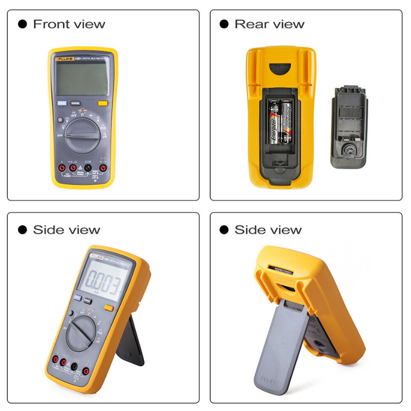 Fluke 15B+ 17B+ ดิจิตอลมัลติมิเตอร์พร้อมสายทดสอบ Fluke Voltage Probe Meters