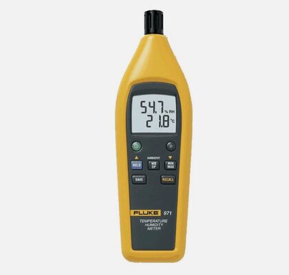 Fluke 971 เครื่องวัดอุณหภูมิและความชื้น Temp, Range -20°C ถึง 60°C (-4°F ถึง 140°F)