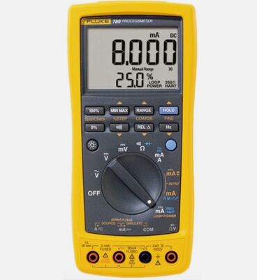 มัลติมิเตอร์ดิจิตอล Fluke 789 ProcessMeter Loop Calibrator พร้อมสายวัด -สอบเทียบแล้ว