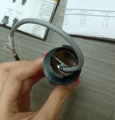 GF 3-8510-P0 Impeller Flow Sensor with Black PVDF Rotor Polypropylene Body and Titanium Pin for 1/2-4" Pipes