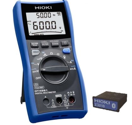 Hioki Digital Mulititester DT4261-90 with Wireless Adapter