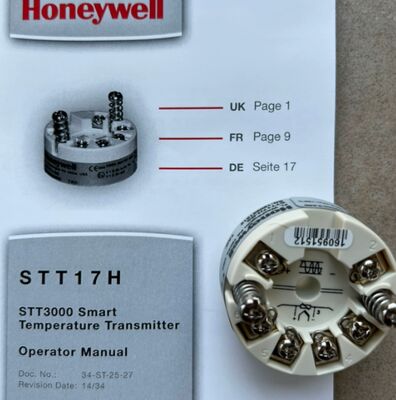 Honeywell STT 3000 Smart Temperature Transmitter Series STT170 ข้อมูลจำเพาะ STT17H-BS มีในสต็อก
