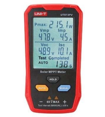 UNI-T UT673PV Module เครื่องทดสอบกระแสไฟฟ้าความแรงสูงสุด