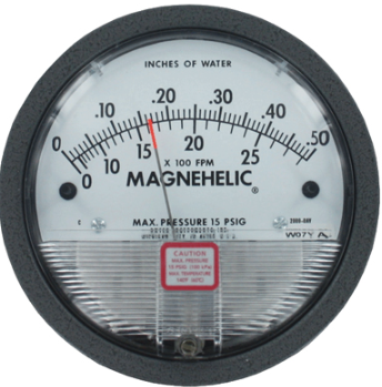 Dwyer 2010AV Differential Pressure Gages
