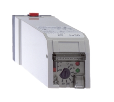 Schneider Electric Off-Delay Timing Relay with 250V Output Voltage, -40-70°C Operating Temperature and 1 Year Warranty
