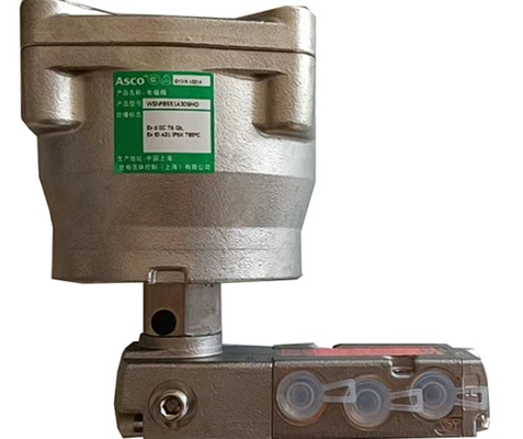 Asco WSNF8551A309MO 24VDC，วาล์วโซลินอยด์ควบคุมโดยนักบิน-3/2 - 5/2，สแตนเลสสตีล
