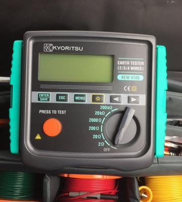 Brand new original EARTH RESISTANCE RESISTIVITY TESTER in stock from KYORITSU KEW 4106, Japan