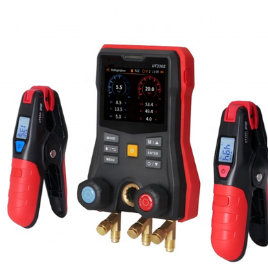 Brand New UT336E KIT Digital Manifold Gauge with Wireless Temperature Clamp