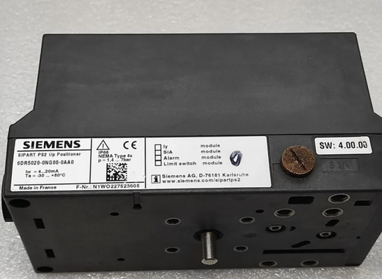 SIPART PS2 SMART ELECTROPNEUMATIC POSITIONER FOR PNEUMATIC LINEAR AND PART-TURN ACTUATORS 6DR5010-0NG00-0AA0 6DR5020-0NG00-0AA0
