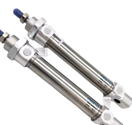 Festo DSNU(-S) กระบอกสูบกลม กระบอก ISO Double-acting 20 mm Piston เส้นผ่านศูนย์กลาง 30 mm Stroke สำหรับงานอุตสาหกรรม