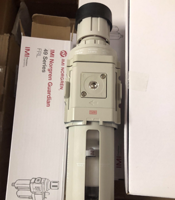 Original Norgren B49G Filter Pressure Reducing Valve with G1/2 Port Size and 5 μm Filter Element for 0.5 to 8.5 bar Adjustment