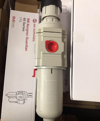 Original Norgren B49G Filter Pressure Reducing Valve with G1/2 Port Size and 5 μm Filter Element for 0.5 to 8.5 bar Adjustment