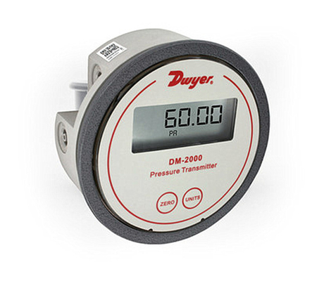 DM-2012-LCD เครื่องวัดความดันแบบดิจิตอลความแม่นยำ 1% FS ที่ 70 องศาฟาเรนไฮต์